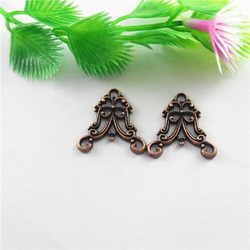 20pcs GraceAngie Antique Copper Irregular Creative Shaped Connector Pendant Charms Unisex Jewelry Accessories Decor 20*20*2mm
