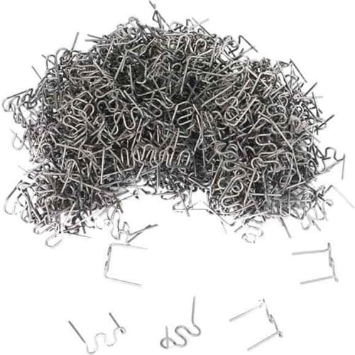 2000Pcs Staples for Hot Stapler Plastic Repair Wave Staples Bumper Bodywork Repairs 0.8mm S Wave Staples