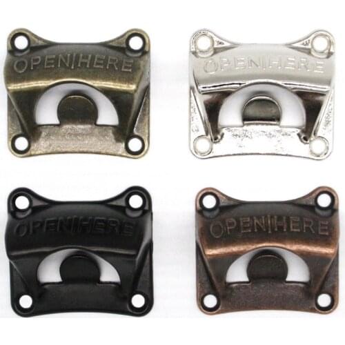 4set/1pc Vintage Bottle Opener with Screws Wall Mounted Wine Beer Tools Bar Drinking Accessories Home Kitchen Party Supplies