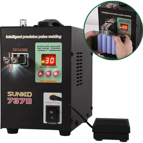 737B Spot Welder Precision Pulse Battery Spot Welding Machine for 18650 Battery Pack