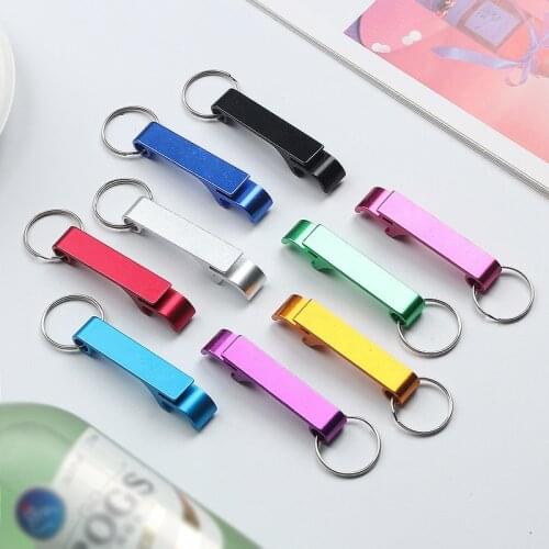 Aluminium Key Chain Ring Can Opener Portable Can Opener Restaurant Promotion Gifts Birthday Gift Party Supplies Kitchen Tools