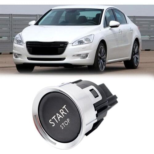 AU05 -Car 6 Pin Engine Start Stop Switch Button for Peugeot 408 2008 3008 308 508 Citroen C4L C5 96777946