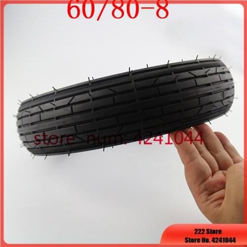 Free shipping 60/80-8 Tubeless vacuum tires fits electric scooter mini motorcycle 10 inch explosion-proof tyres