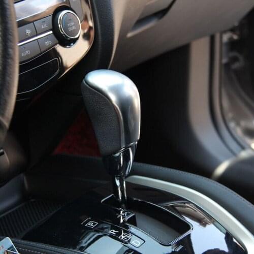 For Nissan Pathfinder 2014-2019 ABS Matte Car gear shift lever knob handle cover Cover Trim car accessories styling 1pcs