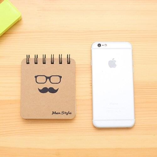 DL Korean stationery black bronzing beard coil Book portable notebook small book wholesale Wholesale price office & school