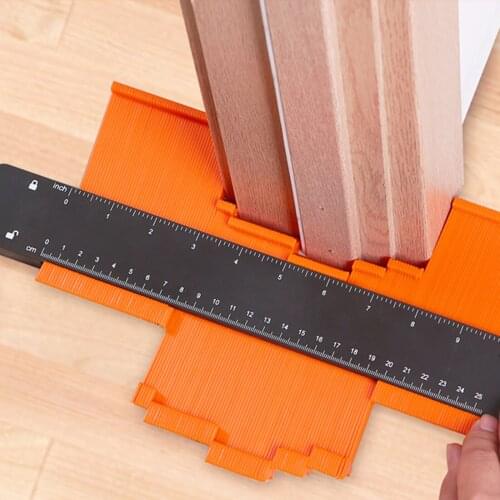 Measuring Tool Ruler Copy Gauge With Lock Woodworking Radian Molding 6+10 Metal Set Inner Core 6 Inches Irregular Gauges