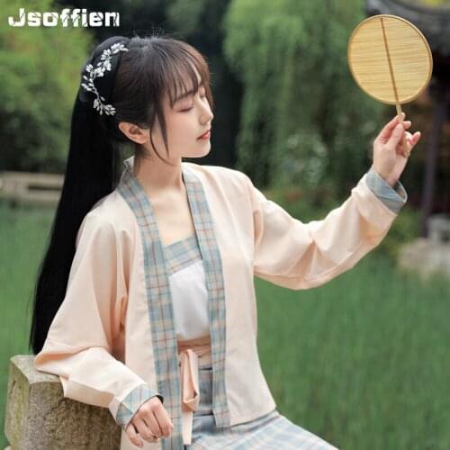 Chinese Ancient Hanfu Costume for Woman Traditional Princess Dress Stage National Folk Dancewear Lady Vintage Tang Suit
