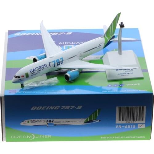 1:200 Alloy Collectible Plane Gift JC Wings XX2427 Bamboo Airways Dreamliner Boeing B787-9 Diecast Aircarft Jet Model VN-A819
