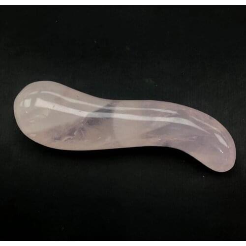 Natural quartz crystal massage stick obsidian massage stick rose quartz massage stick, gift for ladies