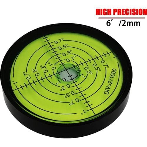 High precise metal spirit level vials of multi application, bull eye bubble level vials bubble level round bubble cardan level