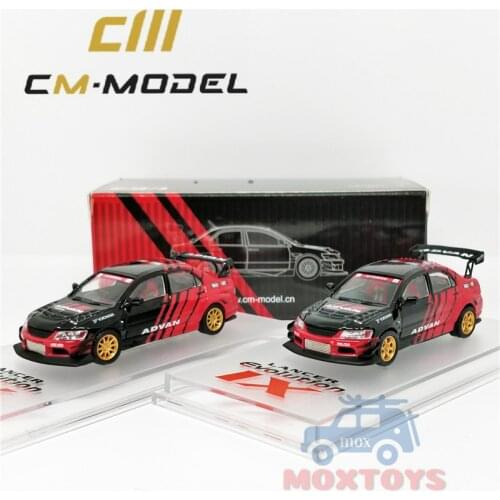 CM Model 1:64 Mitsubishi Lancer EVO ADVAN Voltex Tail Diecast Model Car