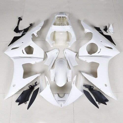 Motorcycle Fairing BodyWork Kit For Yamaha YZF-R6 YZF R6 2005 INJECTION MOLDED ABS Unpainted White