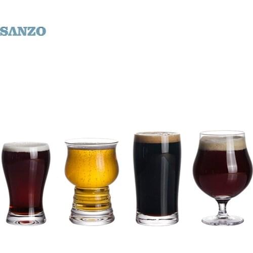 Crafted crystal beer mug set lead-free glass beer mug bar personality handmade 602001