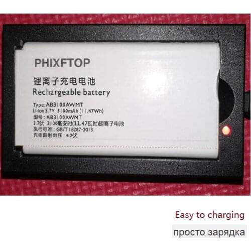 Original battery+Desktop For Xenium E180 E560 E181 cellphone AB3100AWMT and Charger for PHILIPS CTE560 CTE181 Mobile phone