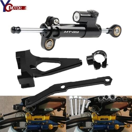 FOR YAMAHA MT-09 FZ09 MT09 FZ-09 2013-2017 2018 2019 Motorcycle Steering Stabilize Damper Bracket Mount Motorbike accessories