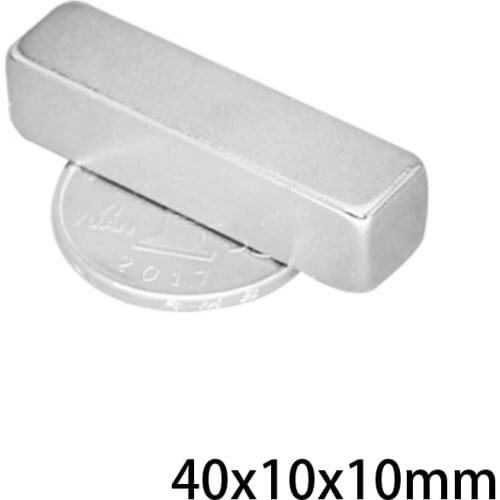 1~30PCS 40x10x10 Block Super Strong Magnetic Magnets 40mm*10mm Permanent Neodymium Magnet 40x10x10mm Quadrate Big 40*10*10 mm