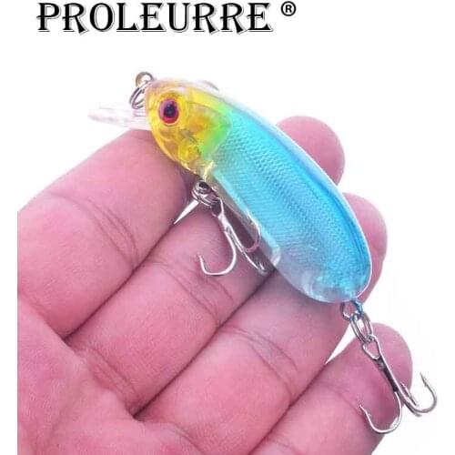 1Pcs 60mm 10g Crank Bait Fishing Lure Artificial Minnow Fishing Wobblers Hard Crankbaits Fishing Lures Topwater Swim Baits