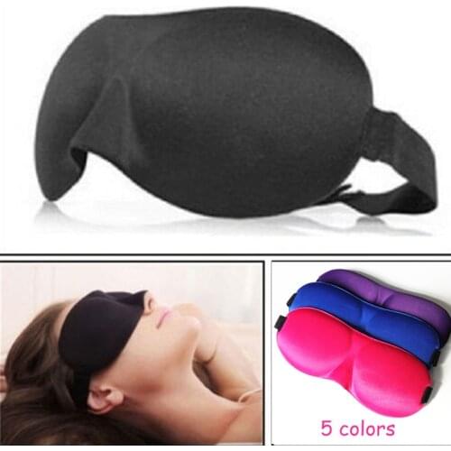 1Pcs 3D Sleep Mask Natural Sleeping Eye Mask Eyeshade Cover Shade Eye Patch Women Men Soft Portable Blindfold Travel Eyepatch