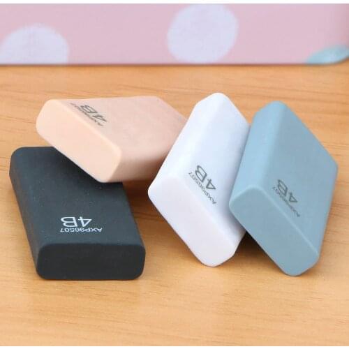 4Pcs/lot Rubber Eraser 4B Pencil Eraser Art Drawing Student Learning Stationery Gift School Office Supplies