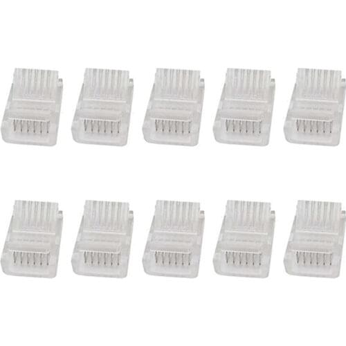 LED Strip Connectors 2Pin 3Pin 4Pin 5Pin 6Pin 8mm 10mm 12mm Strip to Strip Solderless FPC Snap Down Clip 10pcs/lot