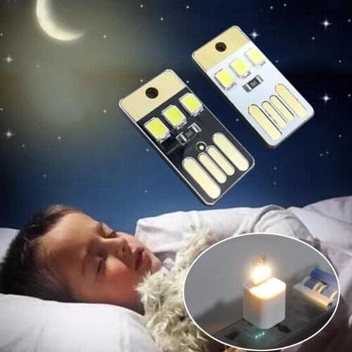 5Pcs USB Card LED Light Outdoor Camping 0.2w Low Power Multi Tools Energy Saving Night Outdoor Survival Ultra-thin Mobile Power