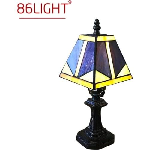 86LIGHT Tiffany Table Lamps Bedside Modern Creative Decoration LED Light For Home Indoor