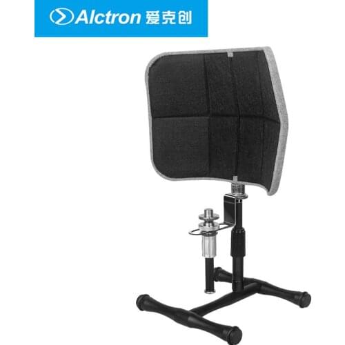 Alctron PF52 portable desktop acoustic screen for recording studio microphone noise reduction wind screen