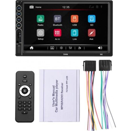 Car Player N6 7inch Screen USB 2.0 Interface High Definition Bluetooth Car MP5 Video Player Accessories