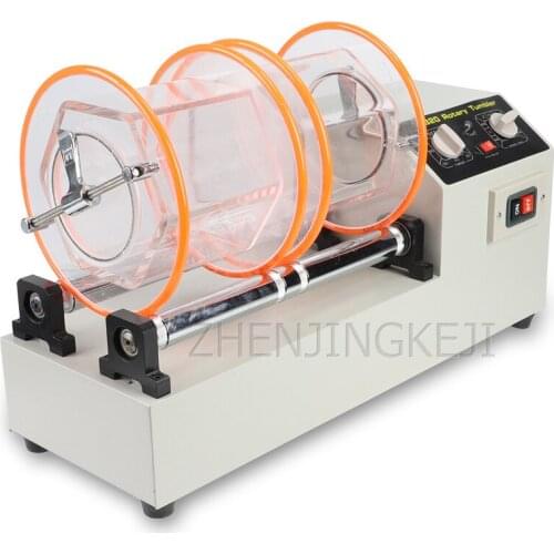 Large Roller Polisher Double Bucket Barrel Scroll Gold Silver Copper Aluminum Jewelry Polishing Machine Roller Polishing Tools