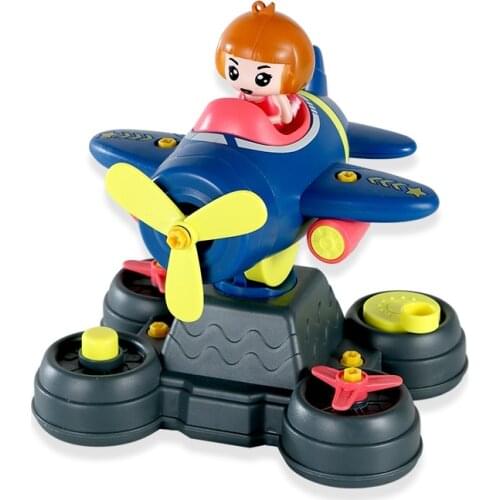 DIY Model Airplane Model Early Learning Puzzle Game Screw Assemble Toys Baby Educational Toys