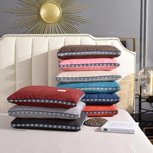 Buckwheat Leather Shell Linen Pillow Adult Household Set Hard Pillow Inner Wholesale Ketsumeishi Pillow