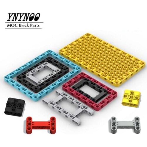 Technical Beam Frame Square Hole Arms Building Block Bricks Parts DIY Toys 64178 64179 39793 39794 39790 39369 fit for EV3 Robot