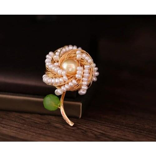 MADALENA SARARA Beaded Brooches For Clothes