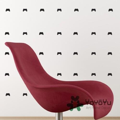 Pack of 60 Mini Games Console Controller Stickers -Wall Decals DIY Home Decor for kids boys Bedroom Living House adesivi WA-6