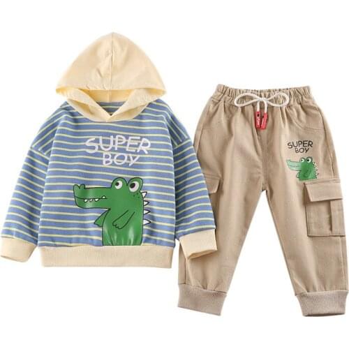 New Spring Autumn Baby Boys Clothes Suit Children Sports Hoodies Pants 2Pcs/Sets Toddler Casual Costume Outfits Kids Tracksuits