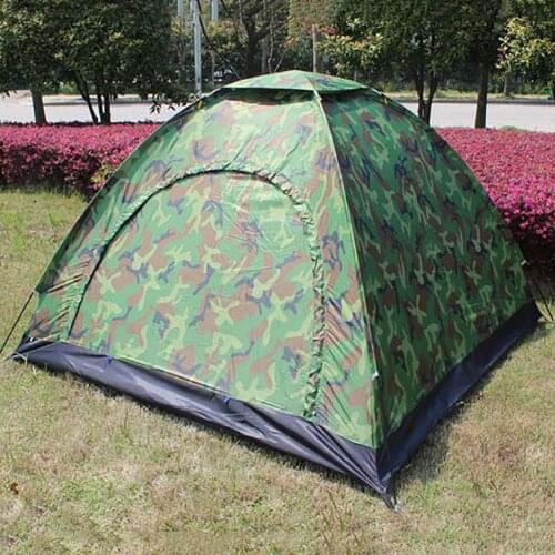 Single-layer Privacy Camouflage Tent Waterproof Tent For Four-person PortableOutdoors Camping Hiking Outdoor Tent