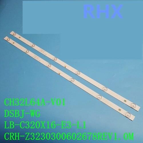 FOR RF-AC320E30-0601S 32 inch use aluminium 100%new LCD TV backlight bar 6 lamp 58CM 3V
