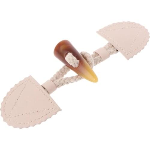 Retro Ox Horn Sewing Toggle Buttons for Coat Jacket Knitwear Cardigan DIY Clothing Accessory Crafts