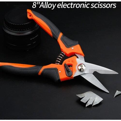 8inch SK-5 Stainless Steel Garden Scissors Fruit Tree Pruning Shears Garden Tools Pruners Garden Shears Secateurs Grafting Tool