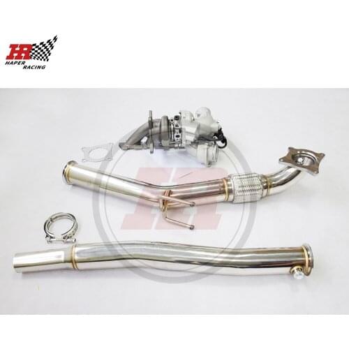 HP RACING 53049700064 K04 Billiet Wheel Turbocharge + 3.0 SS304 Downpipe For Au di TT A1 A3 Golf Jett a 2.0T 2007-2014