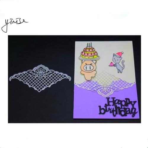 VCD88 Laces SCRAPBOOK Metal Cutting Dies For Scrapbooking Stencils DIY Album Cards Decoration Embossing Folder Die Cuts Molds