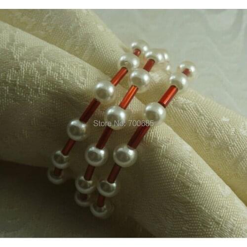 Pearl ring napkin, bulk napkin holder