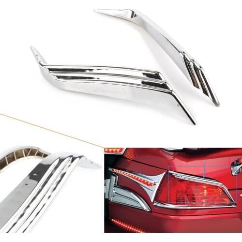 Gold Wing GL1800 Chrome Top Trunk Tail Light Decoration Trim Accent For Honda Goldwing 1800 2012 2013 2014 2015 2016 2017
