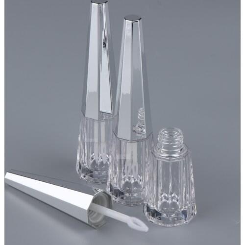 3pcs Pretty Empty Clear Cosmetic Tubes Bottle Containers for Lipstick,Lip