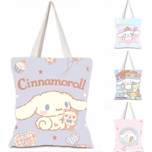 40Cm/Pcs Cinnamoroll Dog Sanrio Plush kawaii Anime Cartoon Cute Dolls Canvas Plush Toys For Girls Kids Toys Birthday Gift