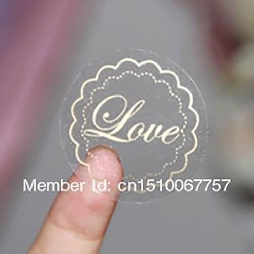 4000pcs per lot customer logo size transparent sticker 2*6cm/2*4cm/3*8/4*8cm free shipping via express
