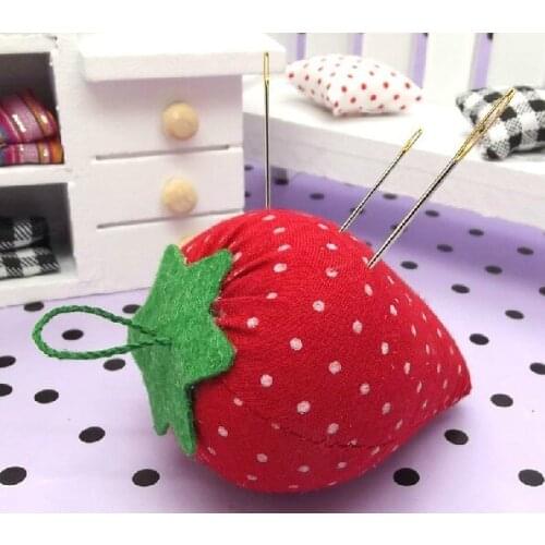 3 pcs Stawberry needle ball pin organizer help for sewing cloth Craft instert package embroidery Tool DIY needlework set plus