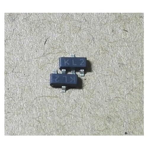 500pcs BAT54A LBAT54ALT1G MAKING B6 KL2 WV3 SOT-23 SMT SMD Diode Schottky barrier double diode