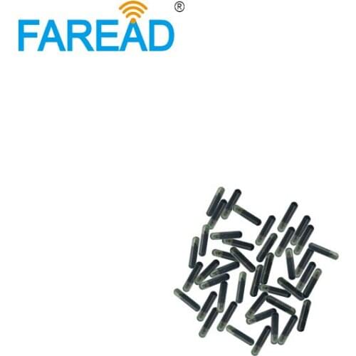 FREE SHIPPING 2*8mm/2*9mm RFID Microchip tags with free ICAR Coding for Pet Identification ISO11784/85
