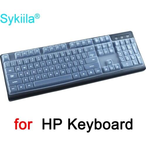 Keyboard Cover for HP GK100 GK300 GK320 GK400 GK520 MK910 Pavilion Gaming 500 800 Mechanical 104 Clear Transparent Silicone TPU